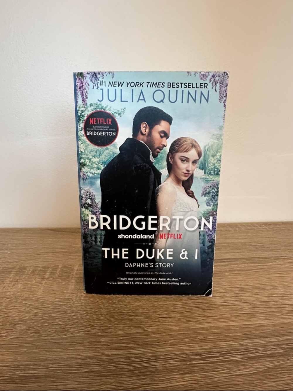 Bridgerton: The Duke & I by Julia Quinn - Blue Cover
